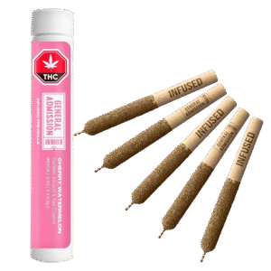Cherry Watermelon Distillate Infused Pre-rolls 5 x 0.5 g
